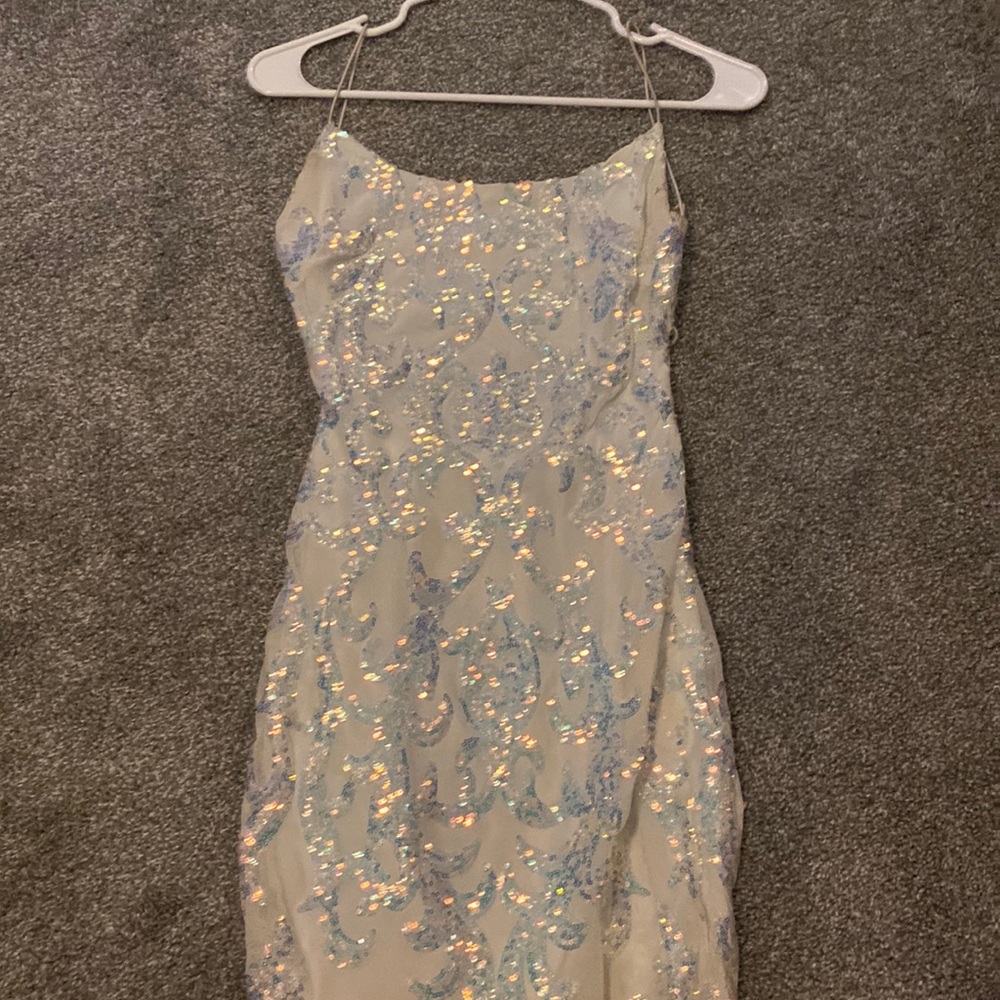 Multi color homecoming dress, worn twice, perfect condition